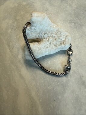 Trollbeads Foxtail 6 1/4” Bracelet with Basic Clasp
